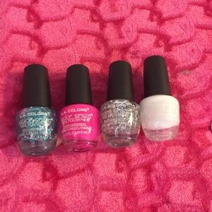 4 nail polishes
